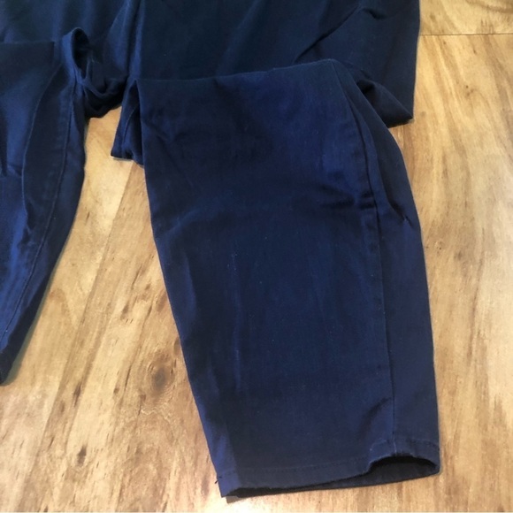 Lane Bryant Navy Jeans Plus Size 28 Mid Rise Skinny Stretch Cotton Spandex 48x29 - Picture 2 of 8